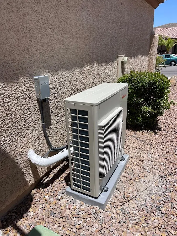 Residential air conditioning condenser unit in Stone Ridge